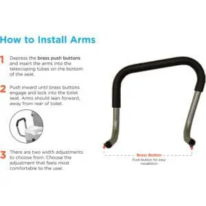 Toilet Seat Arms Install Guide