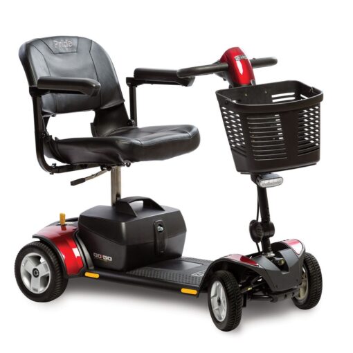 Pride Go-Go LX-CTS 4 Wheel Scooter Red