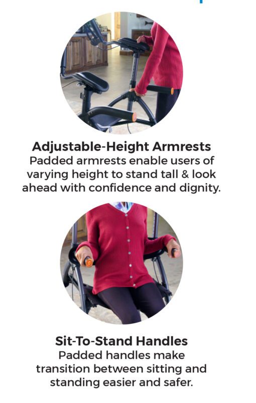 UPWalker armrests