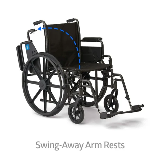 Medline Guardian K1 Wheelchair Swing Away Arms