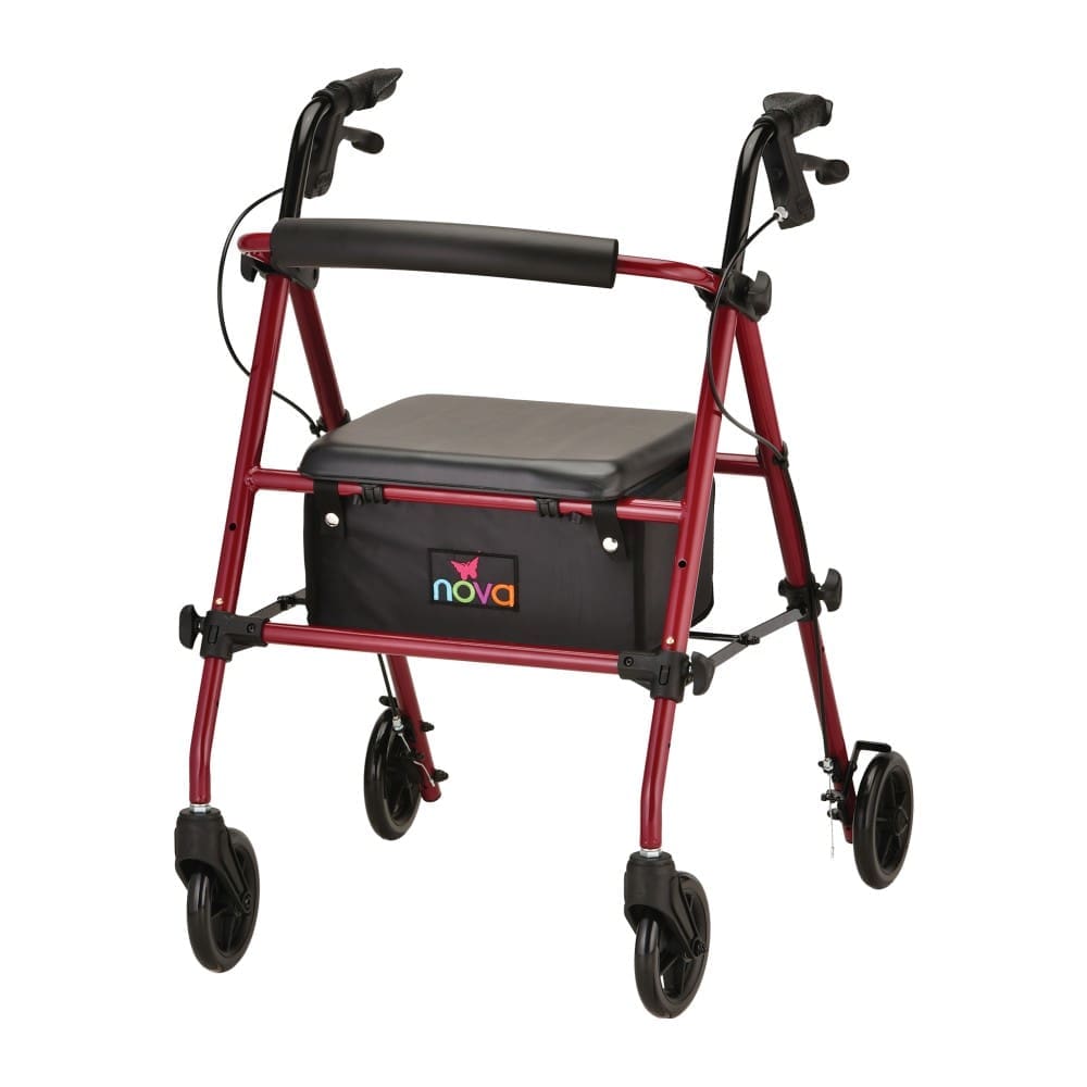 Nova Journey Rollator Red