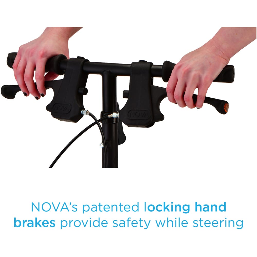 TKW-12 FOLDED - Locking Hand Brakes