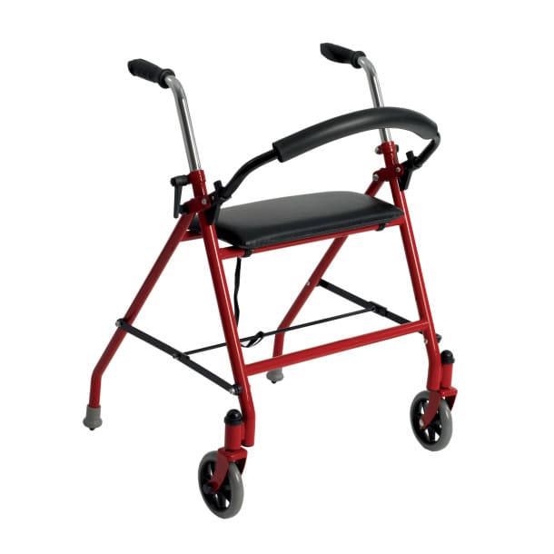 Drive Medical Two-Wheeled Walker with Seat